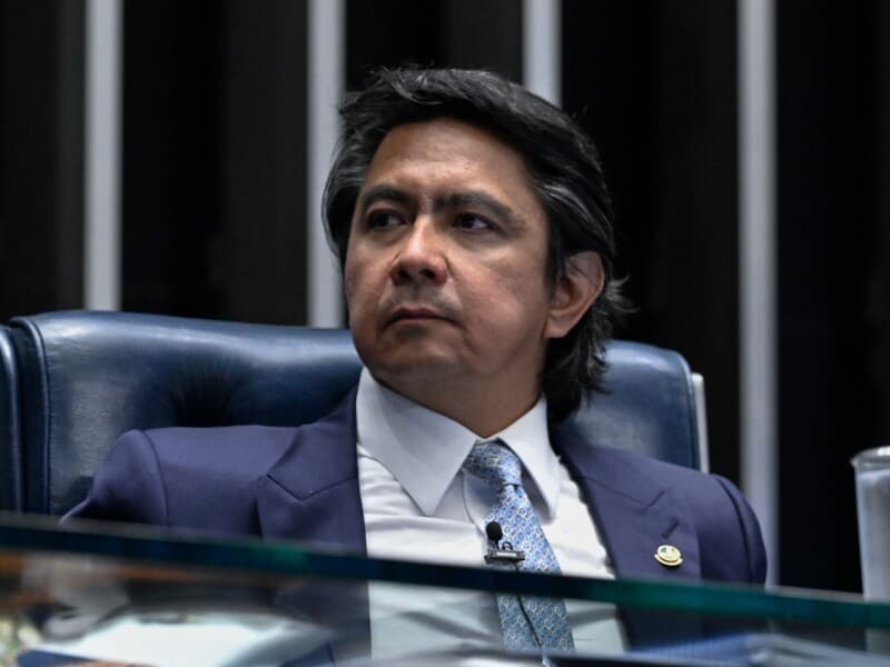 Segundo a PMESP, senador foi liberado em função da imunidade parlamentar. - Carlos Moura/Agência Senado