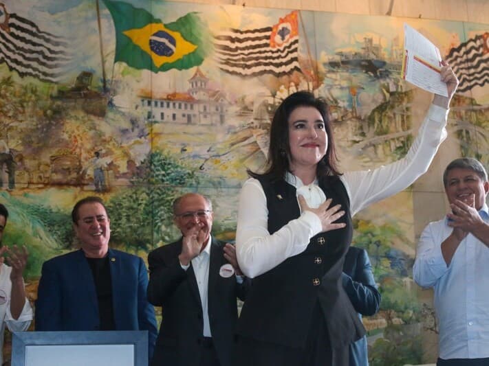 Ministra se filiou ao PSB após quase 30 anos de MDB para se candidatar ao Senado por São Paulo. - Wagner Origenes/Ato Press/Folhapress