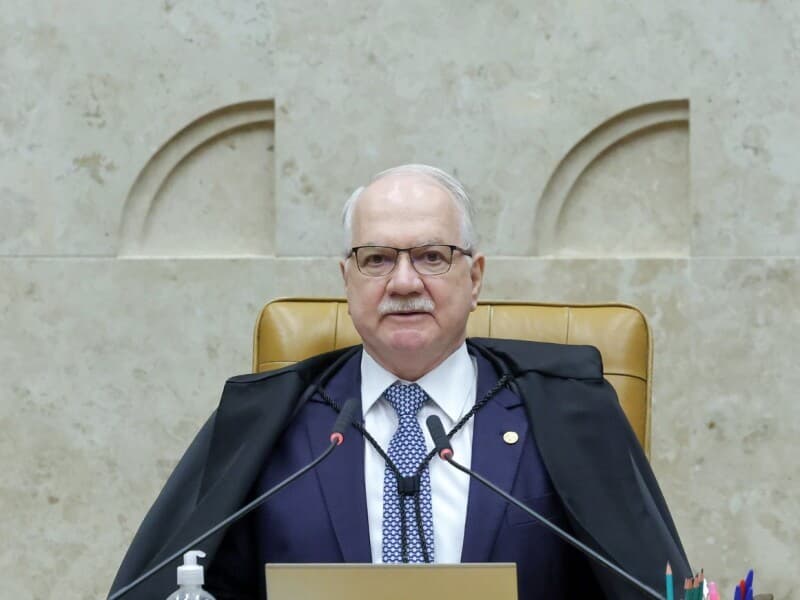 Edson Fachin, presidente do STF, convocou julgamento que vai definir sucessão no governo do Rio. - Rosinei Coutinho/STF
