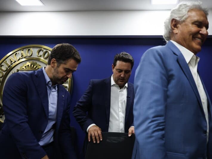 Caiado será anunciado como candidato do PSD à Presidência após desistência de Ratinho Júnior e superar internamente Eduardo Leite. - Zanone Fraissat/Folhapress