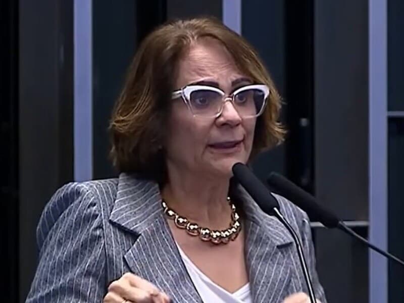 Senadora de oposição elogiou o governo pela apresentação de proposta que reestrutura carreiras de segurança no DF e ex-territórios. - TV Senado/Reprodução