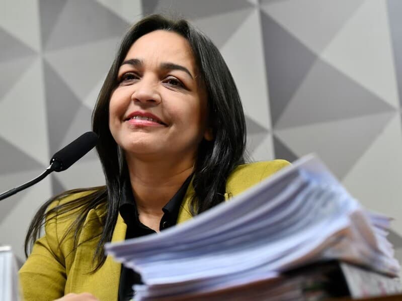 Eliziane Gama ganhou maior destaque com a relatoria da CPMI dos Atos Golpistas. Senadora buscará a reeleição pelo PT. - Geraldo Magela/Agência Senado