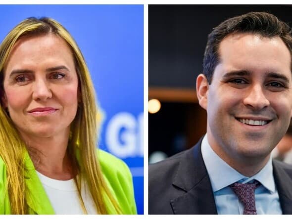 Recém-empossada, Celina Leão vai buscar o governo do DF em outubro; Eduardo Cavalieri, de 31 anos, tornou-se o prefeito mais jovem da história do Rio ao suceder Eduardo Paes. - George Giani/GDF | Thiago Lontra/Alerj | Montagem Congresso em Foco