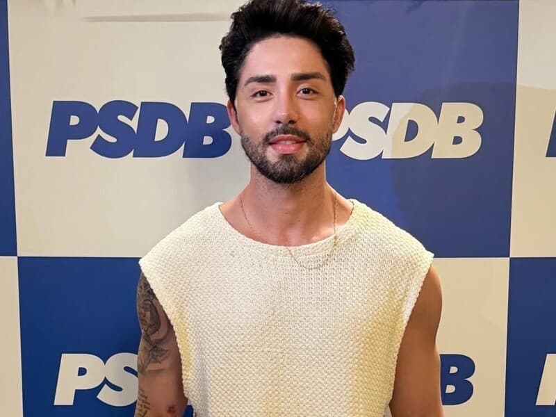 O influenciador anunciou a sua filiação por meio das redes sociais. - Reprodução/Instagram