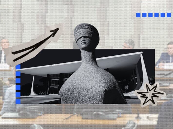 Decisões recentes do STF afetaram trabalhos da CPI do Crime Organizado e da CPMI do INSS. - Arte Congresso em Foco