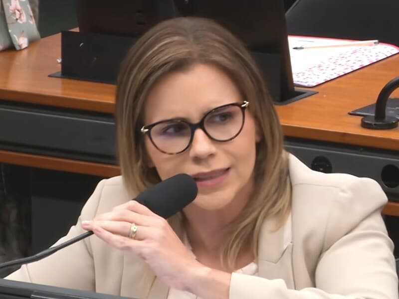 Deputada foi agredida verbalmente. - Reprodução/YouTube