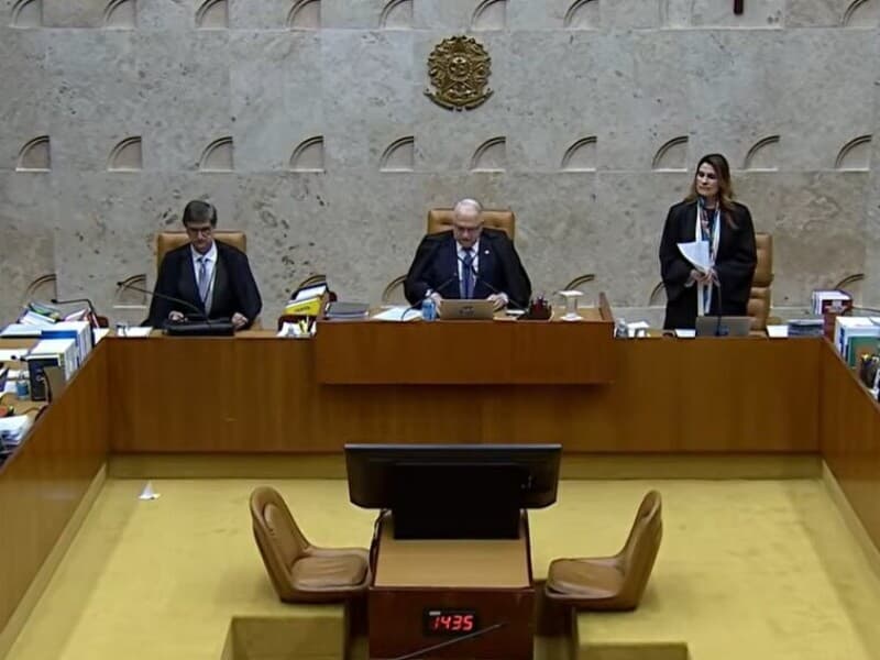 Ministros discutem critério para eleição de governo interino do Rio de Janeiro em disputa entre voto direto e escolha indireta. - TV Justiça/Reprodução Ministros discutem critério para eleição de governo interino do Rio de Janeiro em disputa entre voto direto e escolha indireta. - TV Justiça/Reprodução