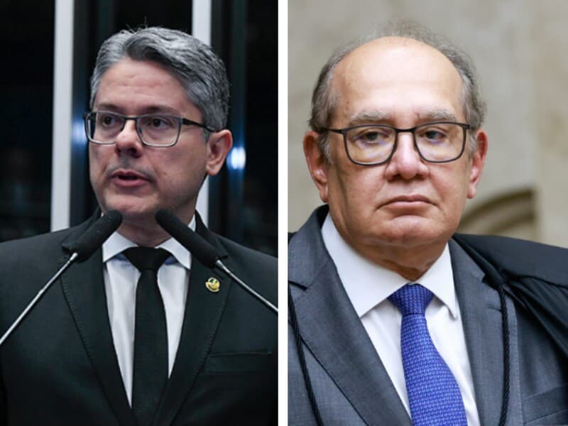 Senador rebate Gilmar Mendes. - Jefferson Rudy/Agência Senado | Andressa Anholete/STF Senador rebate Gilmar Mendes. - Jefferson Rudy/Agência Senado | Andressa Anholete/STF