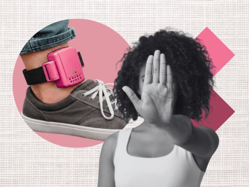 Projeto prevê tornozeleira rosa para quem cometer violência doméstica. - Arte Congresso em Foco