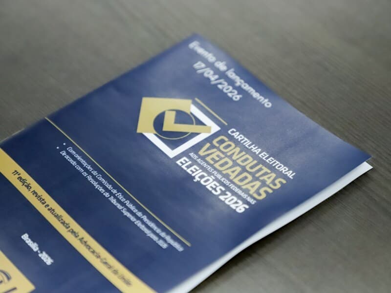 AGU alerta que uso de inteligência artificial e conteúdos manipulados na propaganda eleitoral deve ser identificado, sob risco de punição durante o pleito. - Daniel Estevão/AscomAGU