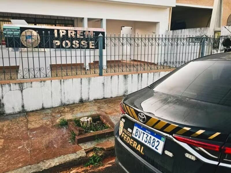 PF cumpre mandados em investigação sobre aplicação de recursos de previdência municipal no Banco Master. - Polícia Federal/Divulgação