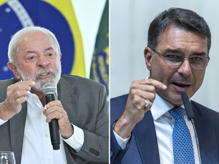 Nova pesquisa confirma levantamentos recentes que indicam disputa acirrada entre Lula e Flávio Bolsonaro. - Ton Molina /Fotoarena/Folhapress | Danilo Verpa/Folhapress