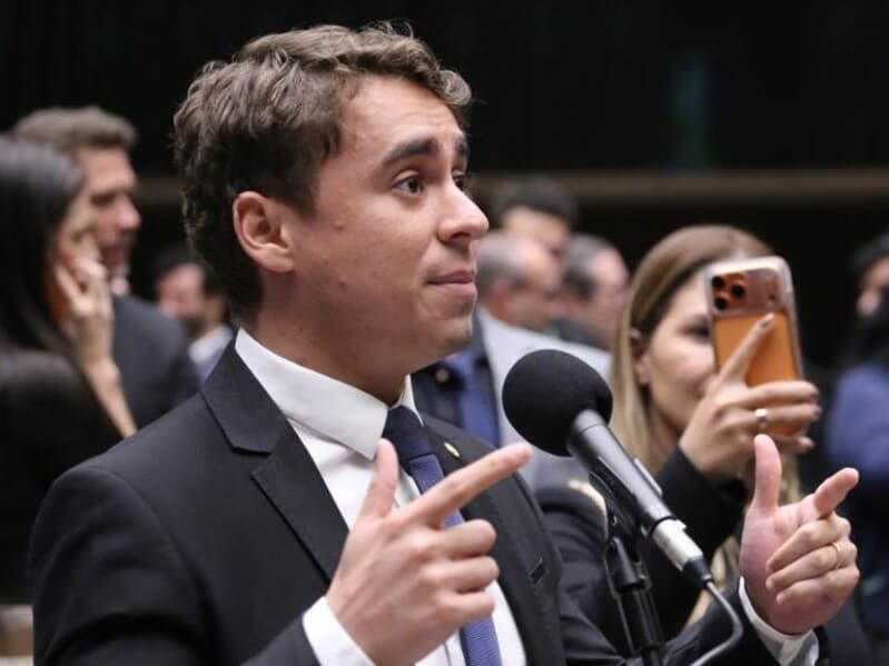 Nikolas Ferreira atribui representação à "esquerda desesperada". - Kayo Magalhães/Câmara dos Deputados