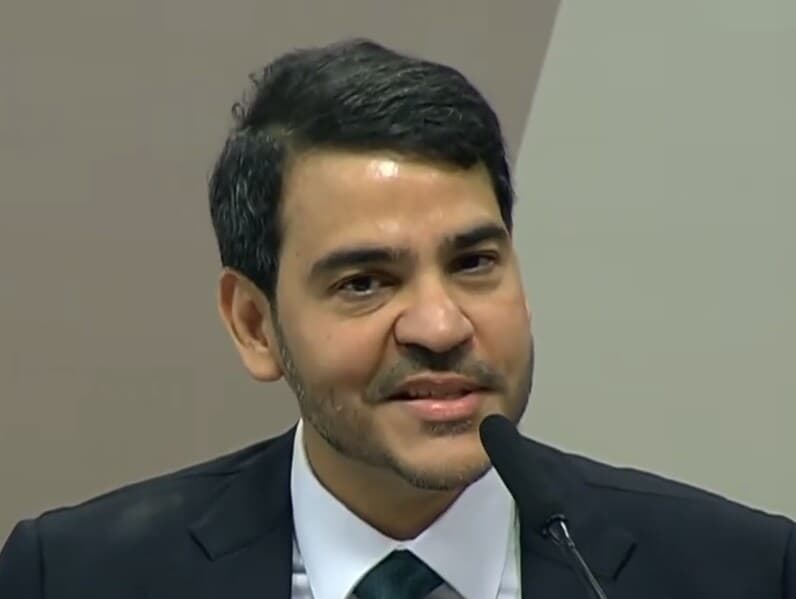 Jorge Messias é sabatinado para vaga no STF. - Reprodução/YouTube