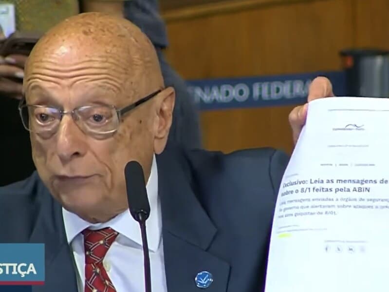 Declaração ocorreu durante sabatina de Jorge Messias. - Reprodução/YouTube