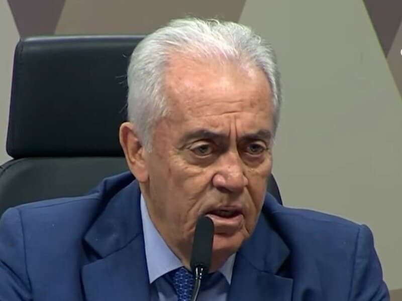 Presidente da CCJ expressou apoio a Alessandro Vieira, acusado por Gilmar Mendes de abuso de autoridade. - TV Senado/Reprodução