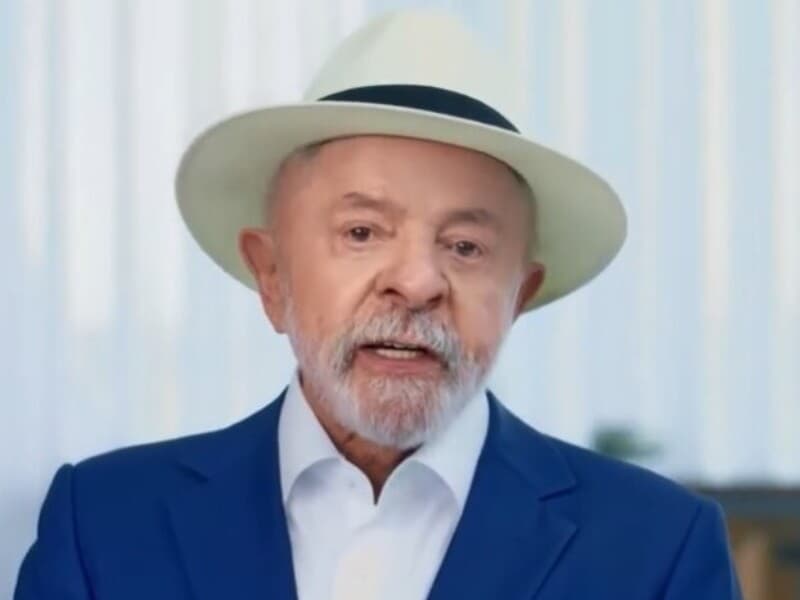 Presidente defendeu projeto de redução da escala de trabalho durante discurso de Dia do Trabalhador.  - TV Brasil/Reprodução
