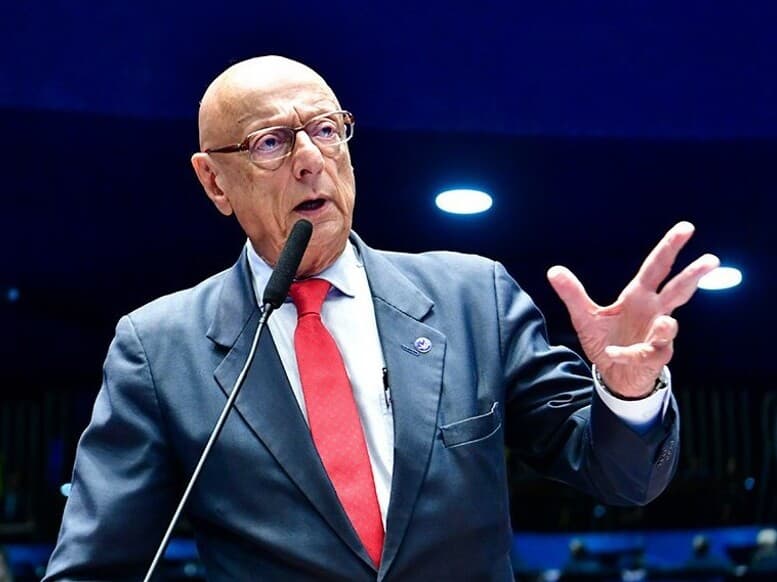 Esperidião Amin defende que proposta amplia segurança sem violar direitos fundamentais. - Waldemir Barreto/Agência Senado