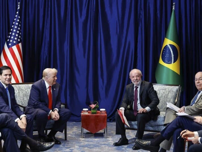 Lula se reuniu com Trump em outubro do ano passado durante a 47ª Cúpula da Associação de Nações do Sudeste Asiático.  - Ricardo Stuckert/PR