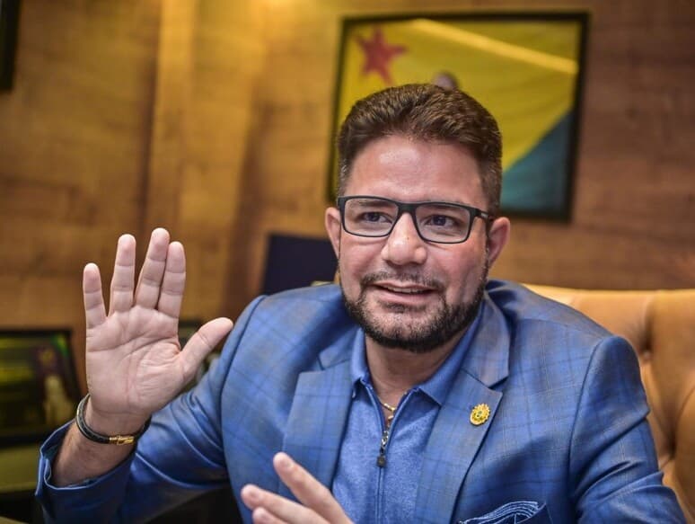 Gladson Cameli é pré-candidato ao Senado. Ele era senador antes de se eleger governador. - Diego Gurgel/Secom/AC