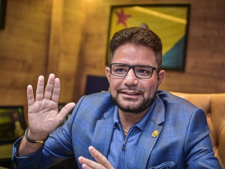 Gladson Cameli é pré-candidato ao Senado. Ele era senador antes de se eleger governador. - Diego Gurgel/Secom/AC