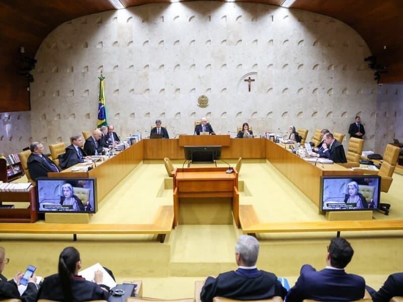Julgamento ocorre em Plenário físico. - Gustavo Moreno/STF