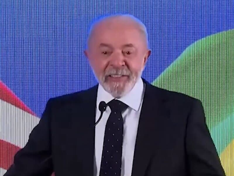 Em Washington, presidente Lula exaltou aproximação com Donald Trump ao longo dos últimos meses.  - TV Brasil/Reprodução