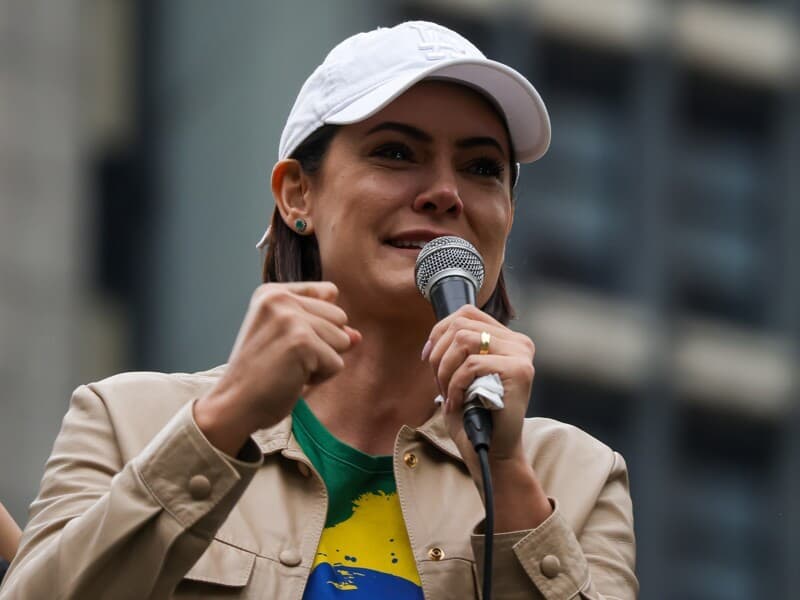 Michelle fez propaganda para empresa nas redes sociais, aderindo à campanha de bolsonaristas nas redes. - Reprodução/Instagram