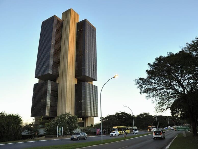 Fachada do Banco Central, em Brasília. BC divulga pesquisa com o mercado financeiro com projeções econômicas toda segunda-feira. - Leonardo Sá/Agência Senado