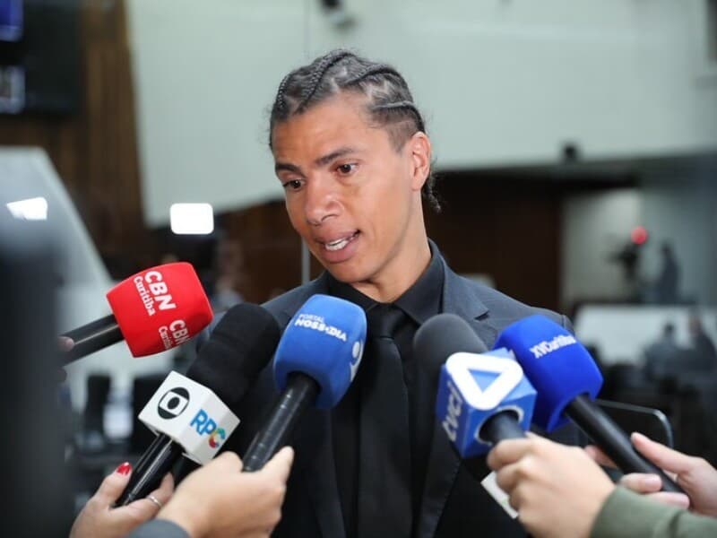 Deputado fraturou o nariz durante briga em novembro de 2025. - Valdir Amaral/Alep