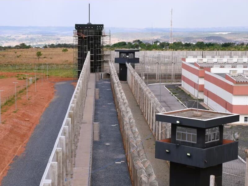 Presídio federal de Brasília: sistema de segurança reforçado. - Divulgação/Senappen