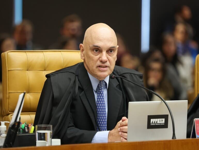 Moraes pediu informações ao Congresso e ao governo sobre a tramitação da Lei da Dosimetria, alvo de novas ações no STF. - Fellipe Sampaio/STF