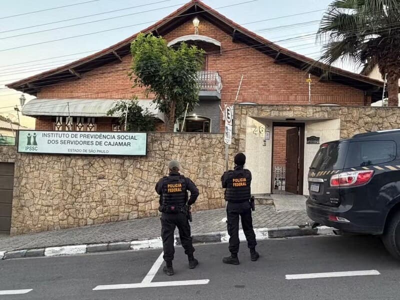 Sede do Instituto de Previdência Social dos Servidores de Cajamar. - Divulgação/PF