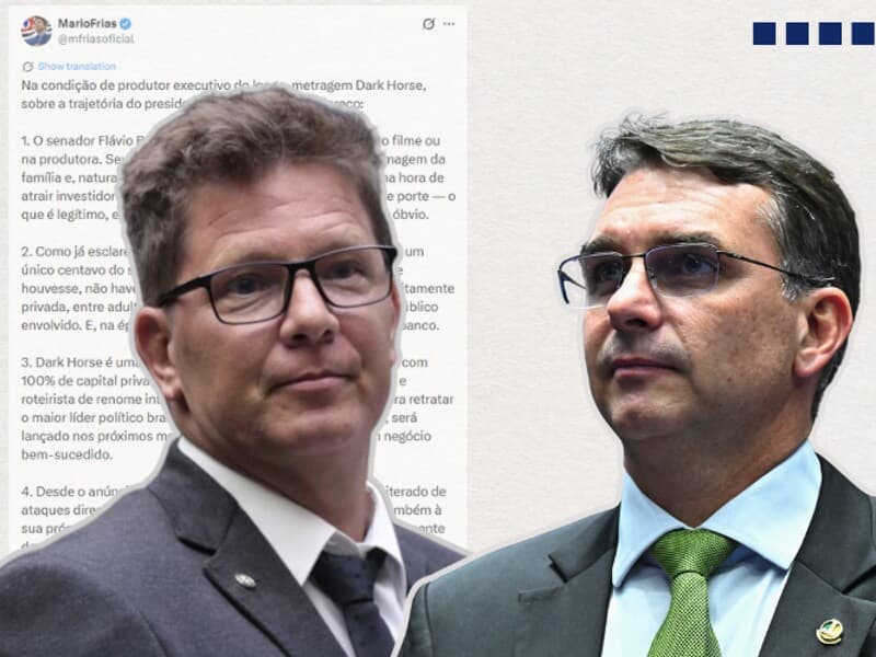 Mario Frias contradiz Flávio Bolsonaro. - Bruno Spada/Câmara dos Deputados | Jefferson Rudy/Agência Senado | Arte Congresso em Foco