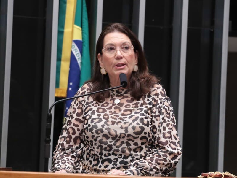 Bia Kicis nega emenda para financiar filme sobre Bolsonaro. - Bruno Spada/Câmara dos Deputados
