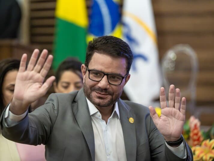 Gladson Cameli renunciou ao mandato de governador no início de abril para concorrer ao Senado. - Gilson Freitas/Agência F8/Folhapress