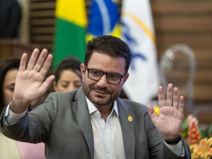 Gladson Cameli renunciou ao mandato de governador no início de abril para concorrer ao Senado. - Gilson Freitas/Agência F8/Folhapress