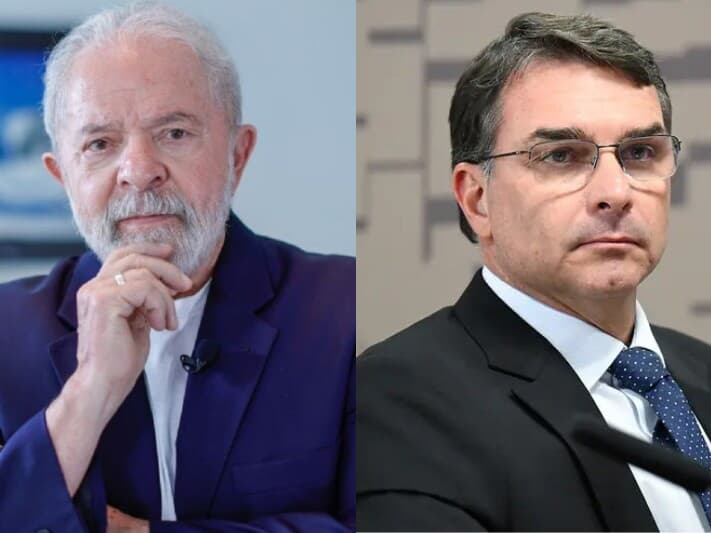 Pesquisa mostra impacto da divulgação de mensagens entre Flávio Bolsonaro e Daniel Vorcaro. Lula abre 7 pontos. - Ricardo Stuckert/PR | Andressa Anholete/Agência Senado