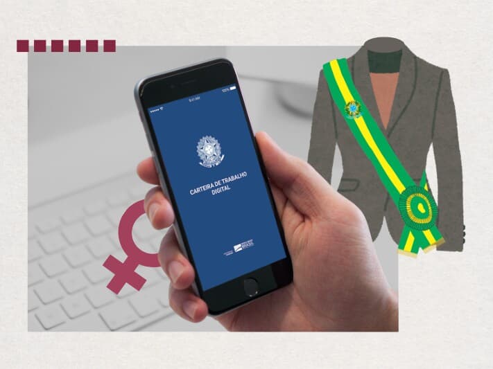 Registro equivocado apareceu na carteira de trabalho digital. - Ministério da Fazenda | Montagem Congresso em Foco