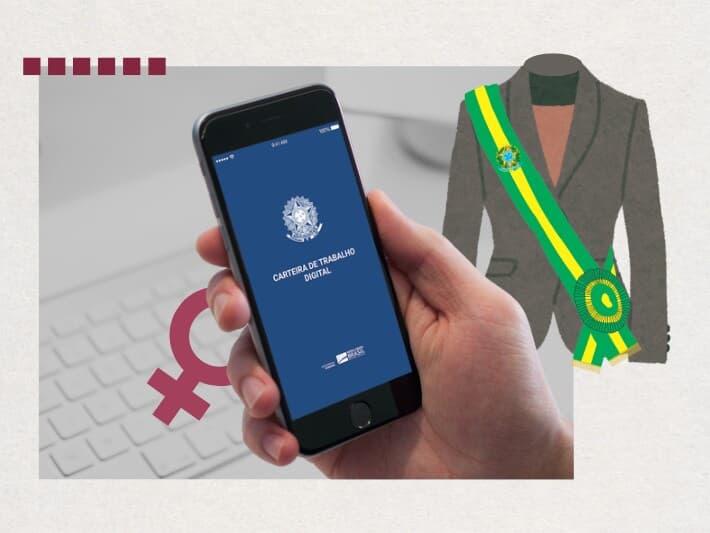 Registro equivocado apareceu na carteira de trabalho digital. - Ministério da Fazenda | Montagem Congresso em Foco