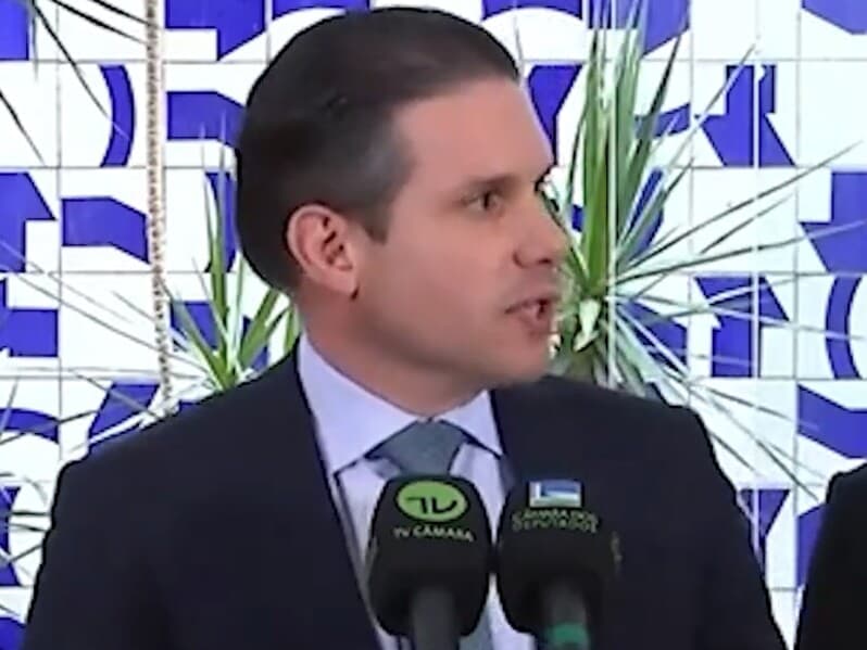 Presidente detalhou prioridades da Câmara em entrevista coletiva. - Reprodução/YouTube