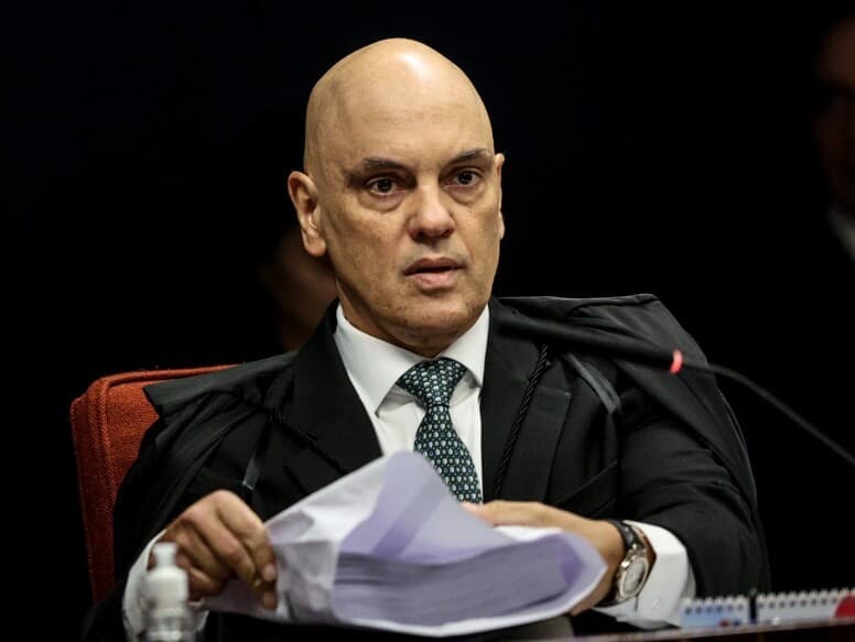 Alexandre de Moraes é alvo de ação da Rumble e da Trump Media. - Gabriela Biló/Folhapress