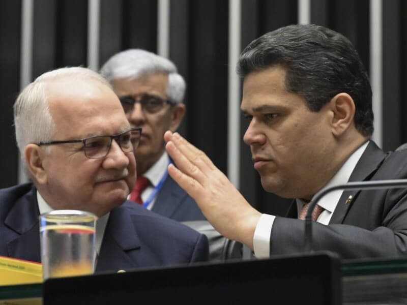 Alcolumbre e Fachin se reúnem para discutir limites a penduricalhos. - Carlos Moura/Agência Senado