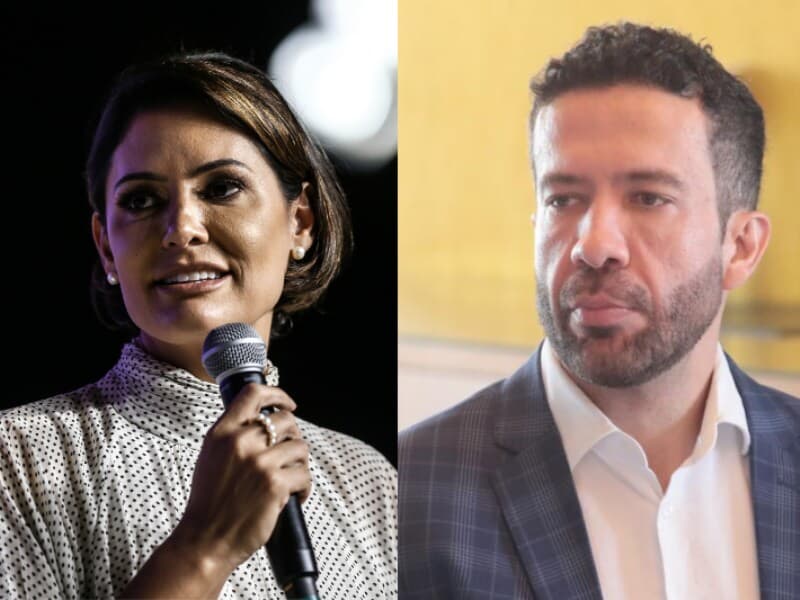 A ex-primeira-dama acusa o deputado de calúnia, difamação e injúria. - Gabriela Biló/Folhapress/Bruno Spada/Câmara dos Deputados