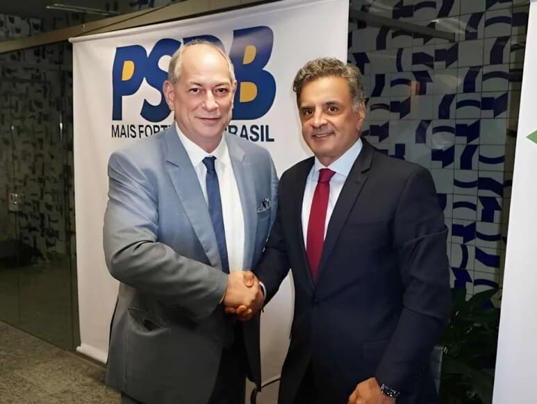 Apoio de Ciro reforça articulação tucana em torno de Aécio Neves para a disputa presidencial. - Reprodução / Instagram