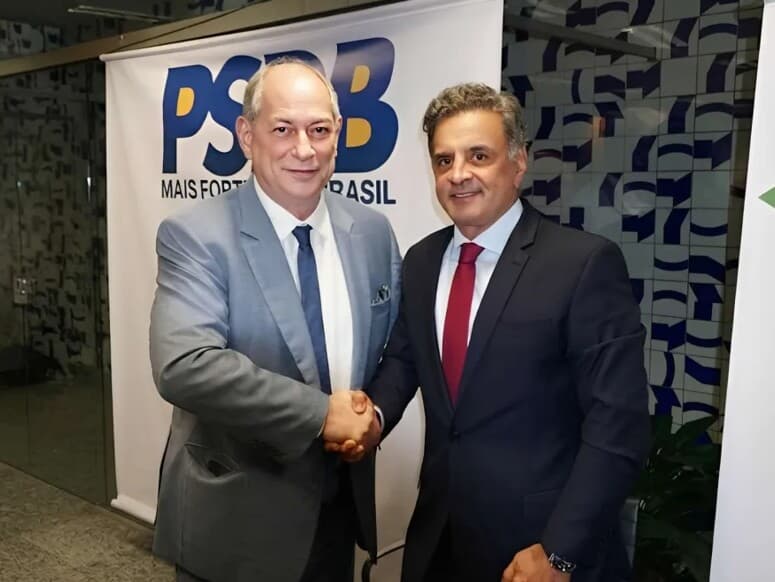 Apoio de Ciro reforça articulação tucana em torno de Aécio Neves para a disputa presidencial. - Reprodução / Instagram