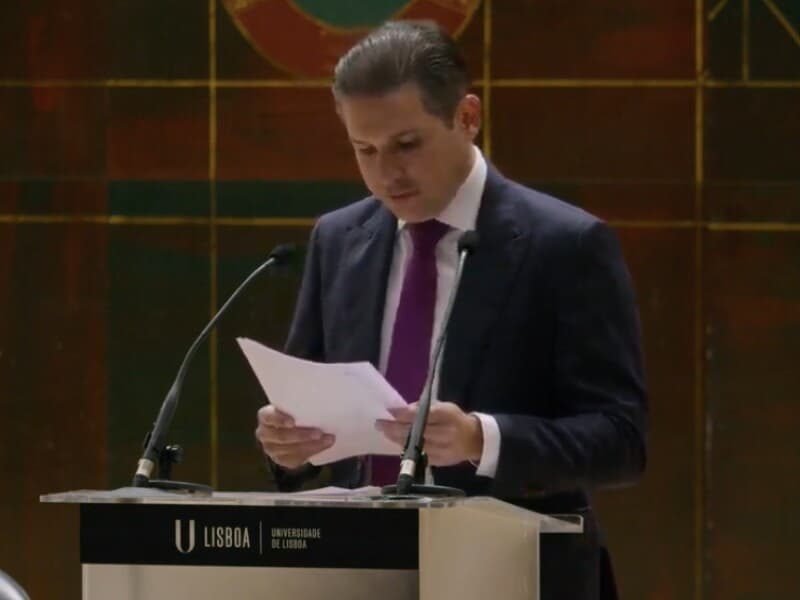 Hugo Motta diz que país precisa construir legislação capaz de acompanhar as transformações tecnológicas. - Reprodução/YouTube