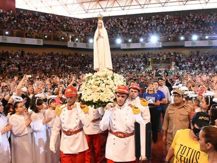Celebração mariana realizada em Goiânia, o Totus Tuus se consolidou como um dos maiores eventos católicos do país. - Arquivo Arquidiocese de Goiânia
