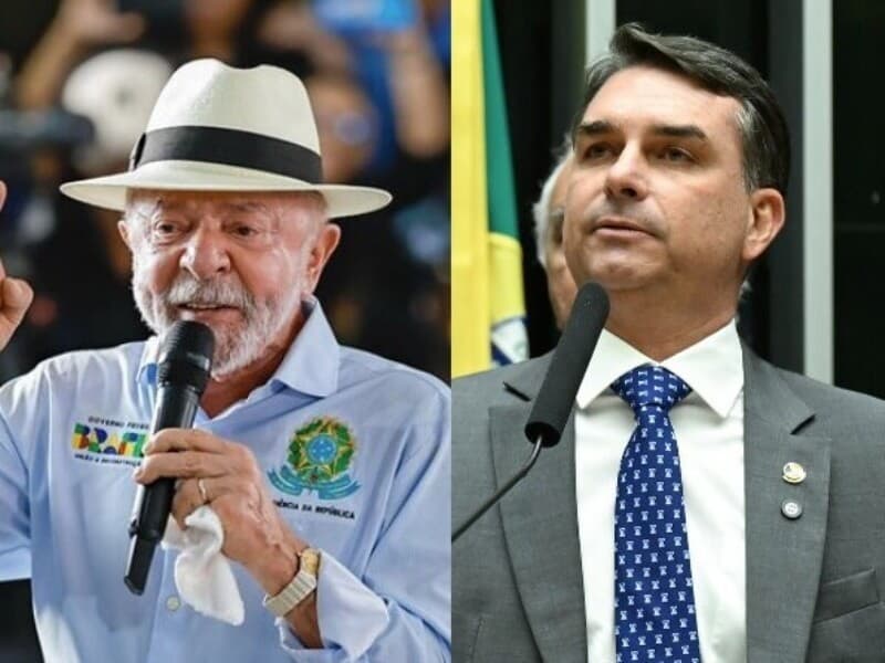 Lula recuperou vantagem contra Flávio após repercussão do caso Master.  - Ricardo Stuckert / PR | Andressa Anholete/Agência Senado