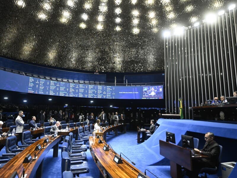 Proposta precisa de maioria absoluto da votos. - Andressa Anholete/Agência Senado